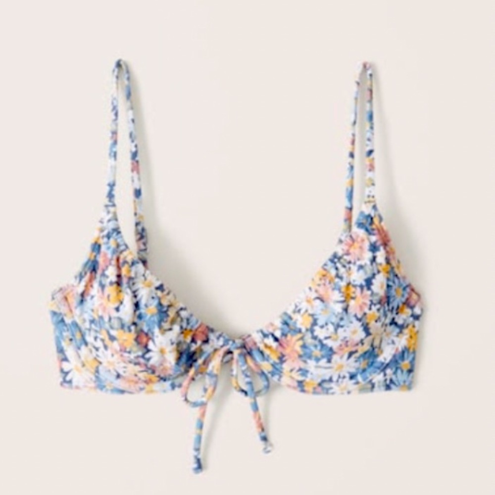 Abercrombie Cinched Underwire Swim Top